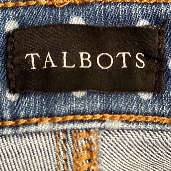 Talbots Capri Jeans Size 12P Pedal Pusher Crop Stretch - Picture 11 of 13